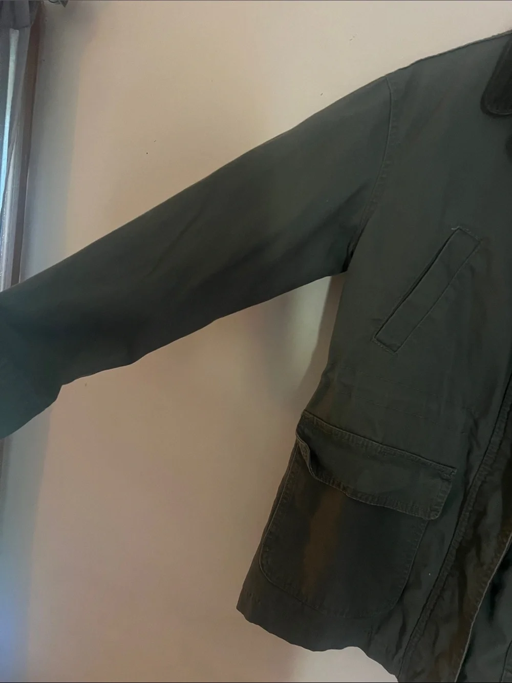 Universal Thread Olive Jacket with Branded Label - Picture 4 of 7